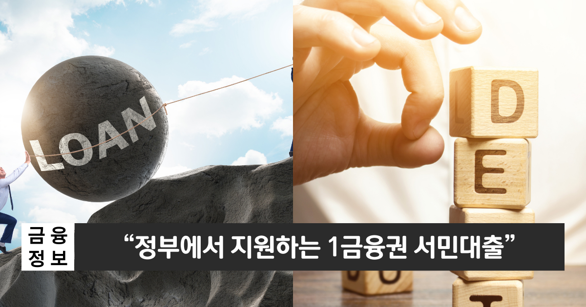 “저신용자를 지원하는 정부지원대출”..서민금융진흥원 새희망홀씨