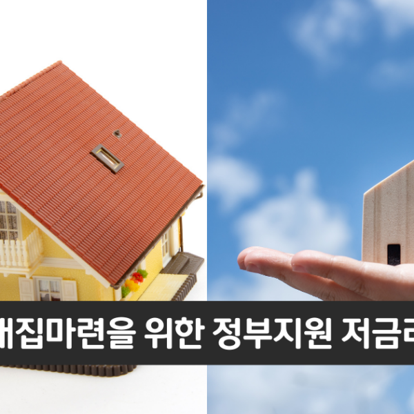 “정부에서 지원하는 저금리 대출”..내집마련 디딤돌대출