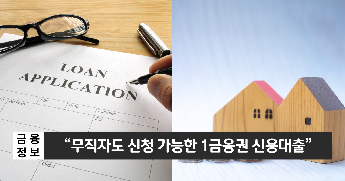 "무직자도 신청 가능한 대출"..우리은행 홈마스터론 1